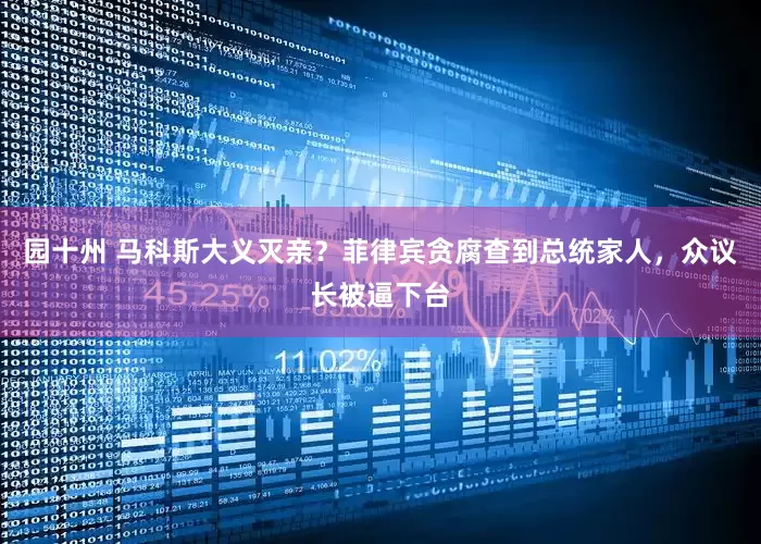 园十州 马科斯大义灭亲？菲律宾贪腐查到总统家人，众议长被逼下台